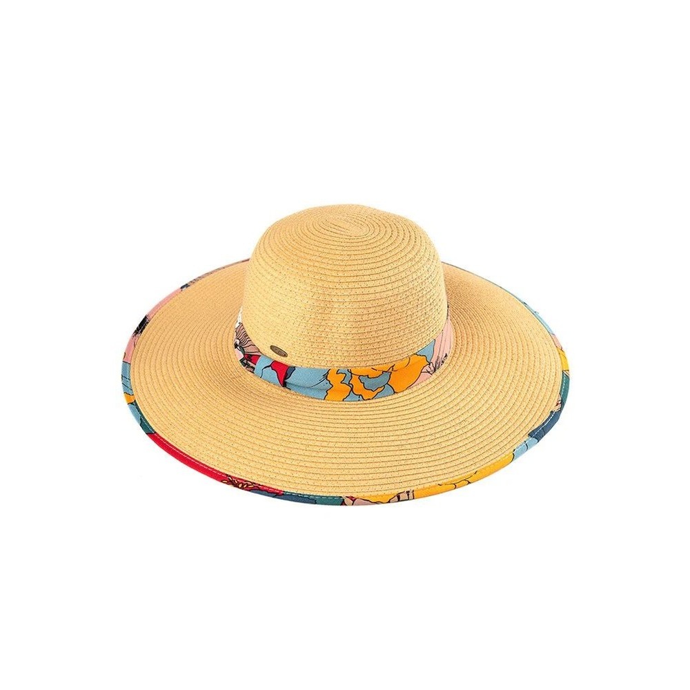 C&C Coral & Calypso Sun Hat‎ Red UPF 50+UV Protect Adjustable Cruise Resort